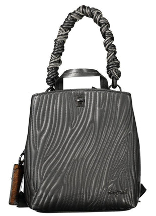 Desigual Black Polyurethane Women Mini Backpack