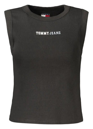 Tommy Hilfiger Black Cotton Women's Tank Top