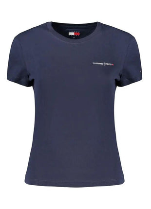 Tommy Hilfiger Blue Cotton Women T-Shirt