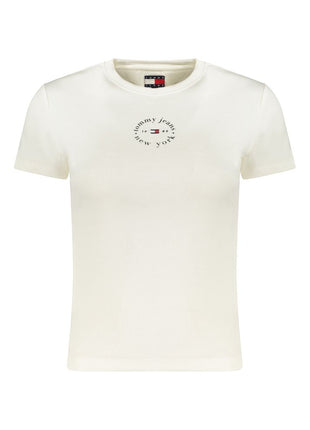 Tommy Hilfiger Bianco Cotton Women T-Shirt