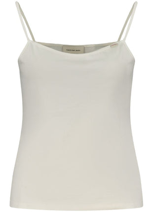 Calvin Klein White Cotton Womens Tank - xlchoice.com