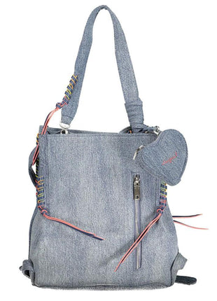 Desigual Azzurro Cotton Women Backpack - XLchoice.com