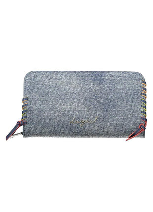 Desigual Azzurro Cotton Women Wallet - XLchoice.com