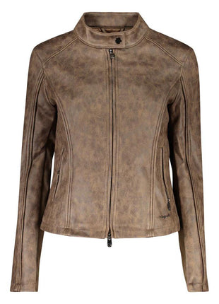 Desigual Verde Poliuretano Women Jacket - XLchoice