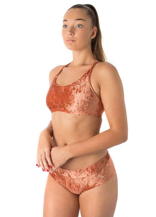 Sports-bh i fløjl - Nicole - XLchoice