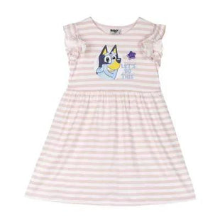 Bluey 100% cotton girls' one-piece dress - up to 4 years-0