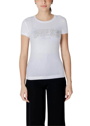 Guess White Cotton T-Shirt - XLchoice.com
