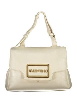 Mario Valentino Beige Polyurethane Women Handbag - XLchoice.com