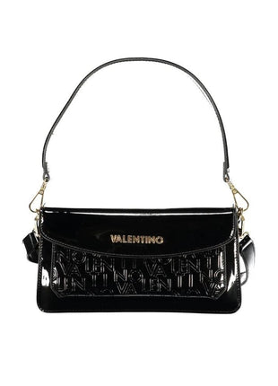 Mario Valentino Black Polyurethane Women Handbag - XLchoice.com