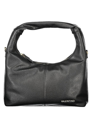 Mario Valentino Black Polyurethane Women Shoulder Bag - XLchoice.com