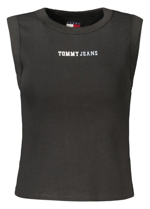 Tommy Hilfiger Black Cotton Women's Tank Top - xlchoice.com