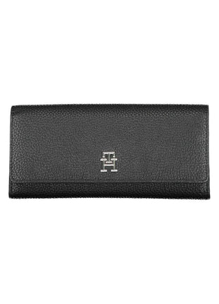 Tommy Hilfiger Black Polyurethane Women Wallet - XLchoice.com