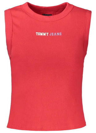 Tommy Hilfiger Red Cotton Women's Tank - xlchoice.com