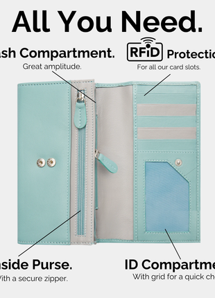 Cartera de Cuero para Mujer – Modelo Jasmine – IULIUS - XLchoice