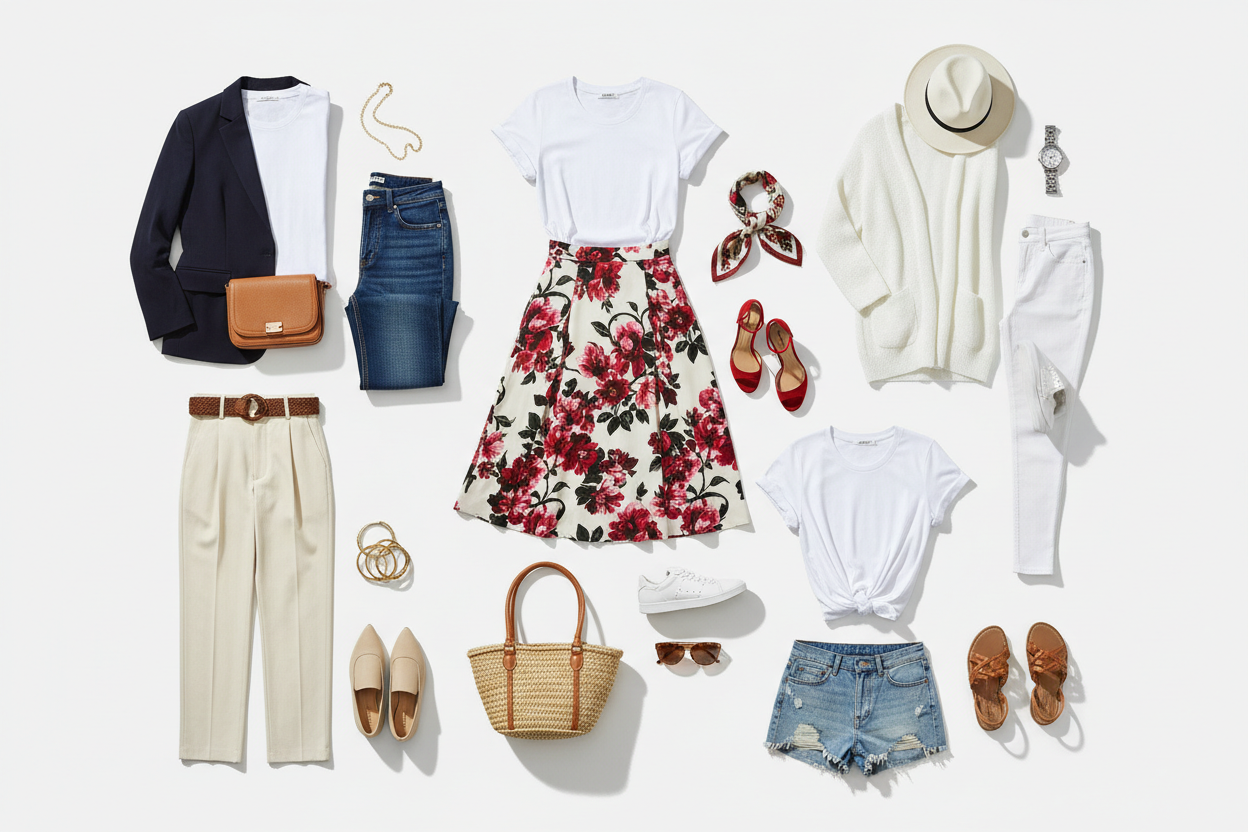 5 Ways to Style a Classic White T-Shirt