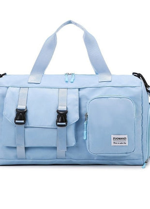 Colorful Pearlescent Yoga Fitness Bag With Dry-wet Separation