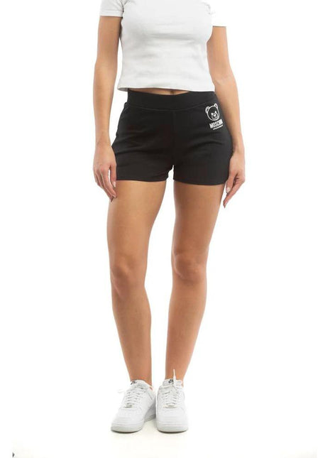Moschino Black Cotton Shorts
