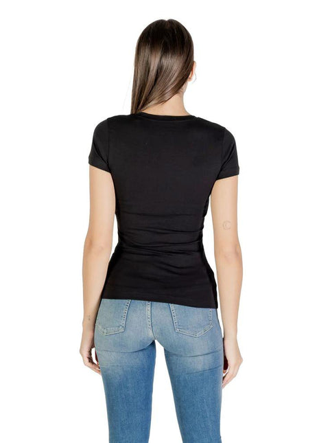 Guess Black Cotton T-Shirt
