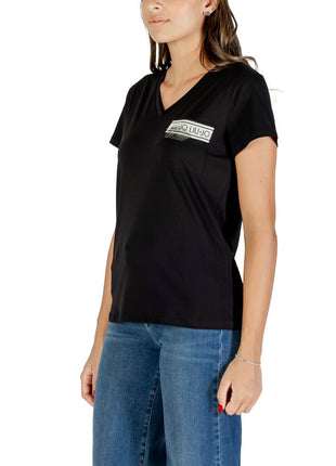 Liu Jo Black Cotton T-Shirt