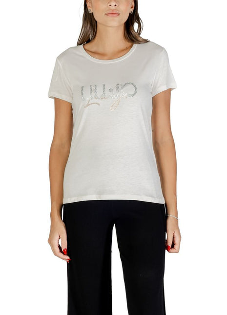 Liu Jo White Cotton T-Shirt