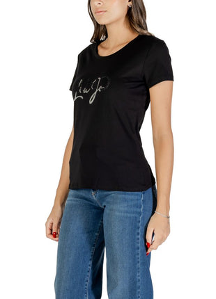 Liu Jo Black Cotton T-Shirt