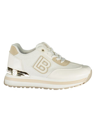 Laura Biagiotti White Polyurethane Women's Low Top Sneaker