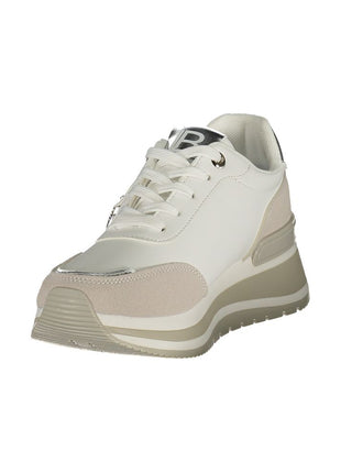 Laura Biagiotti White Polyurethane Women Sneaker