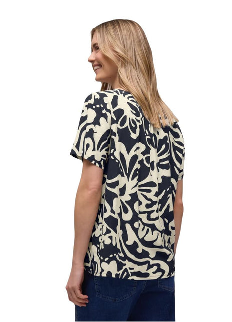 Street One Blue Viscose Blouse