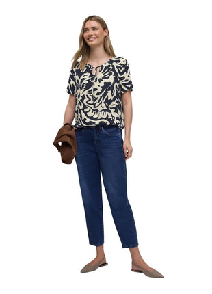 Street One Blue Viscose Blouse