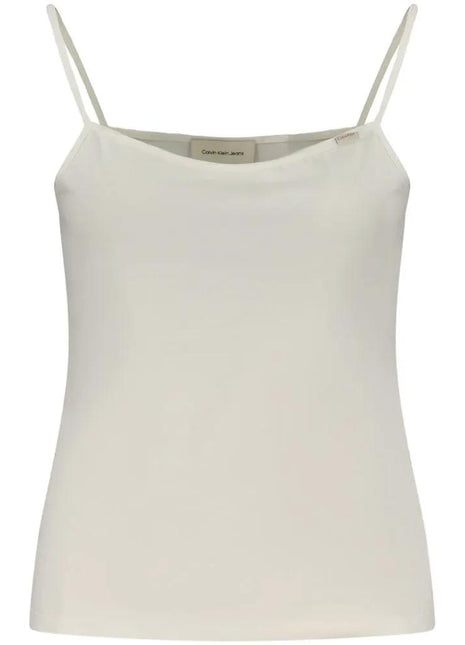 Calvin Klein White Cotton Womens Tank