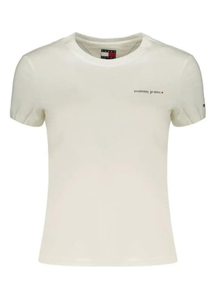 Tommy Hilfiger White Cotton Women's T-Shirt