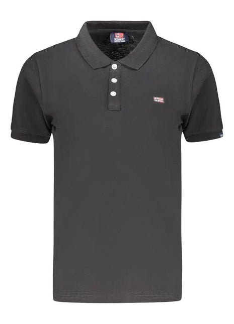 Norway 1963 Black Cotton Women's Polo Shirt