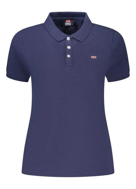 Norway 1963 Blue Cotton Women's Polo Shirt