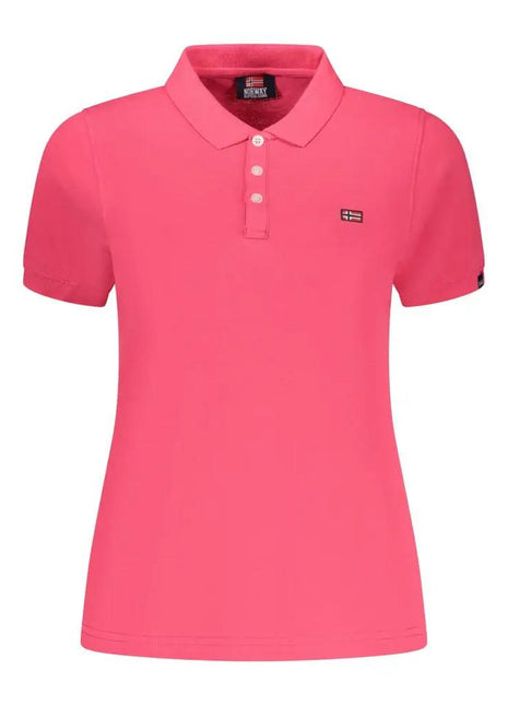 Norway 1963 Rosa Cotton Womens Polo