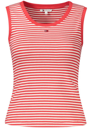 Tommy Hilfiger Red Cotton Women's Tank Top