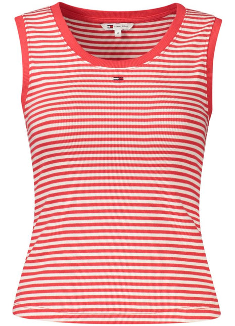 Tommy Hilfiger Red Cotton Women's Tank Top