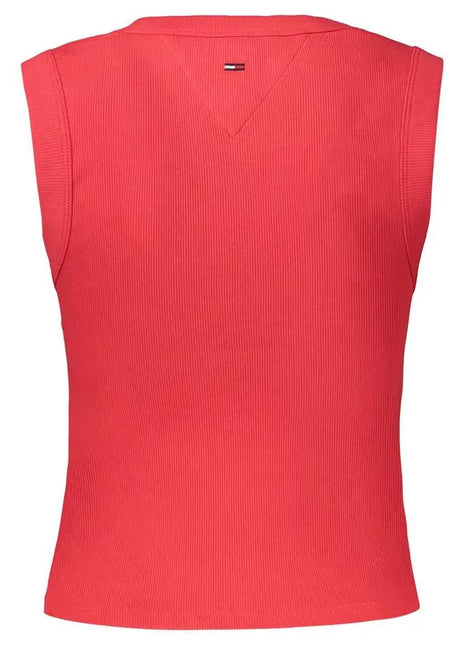 Tommy Hilfiger Red Cotton Women's Tank