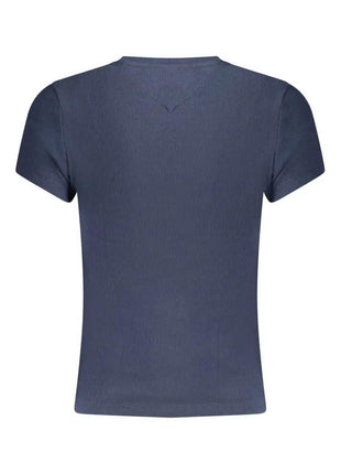 Tommy Hilfiger Blue Cotton Women's T-Shirt