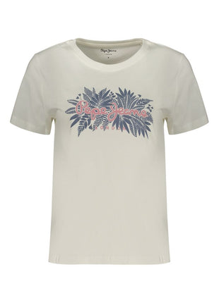 Pepe Jeans White Cotton Women's T-Shirt