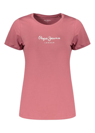Pepe Jeans Pink Cotton Women's T-Shirt