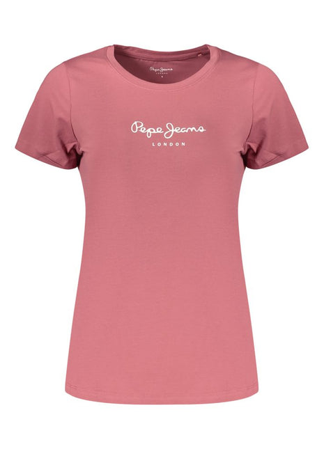 Pepe Jeans Pink Cotton Women's T-Shirt