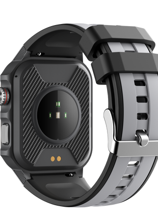 Rugged Smartwatch for Men 3ATM Waterproof Smartwatch 1.96 inch screen for Android and iOS Phones Fitness Tracker Watch with 100+ Sports Modes