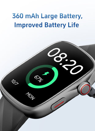 Smart Eco Drive Watch for Women, 1.95'' AMOLED Ultra-Clear Screen Activity Trackers with Heart Rate/Sleep/SpO2 Monitor, Smartwatch for iPhone/Samsung/Android
