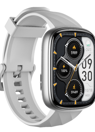 Smart Eco Drive Watch for Women, 1.95'' AMOLED Ultra-Clear Screen Activity Trackers with Heart Rate/Sleep/SpO2 Monitor, Smartwatch for iPhone/Samsung/Android