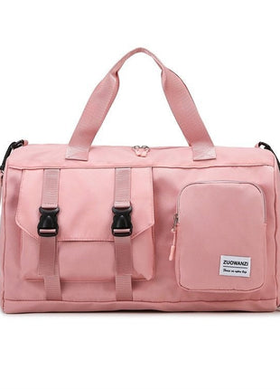Colorful Pearlescent Yoga Fitness Bag With Dry-wet Separation