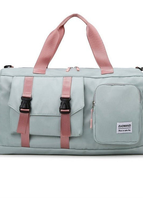 Colorful Pearlescent Yoga Fitness Bag With Dry-wet Separation