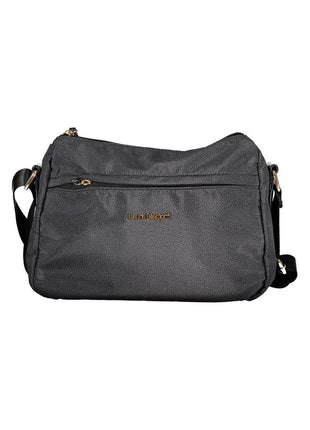Laura Biagiotti Lorde Black Polyester Womens Crossbody Bag With Adjustable Strap