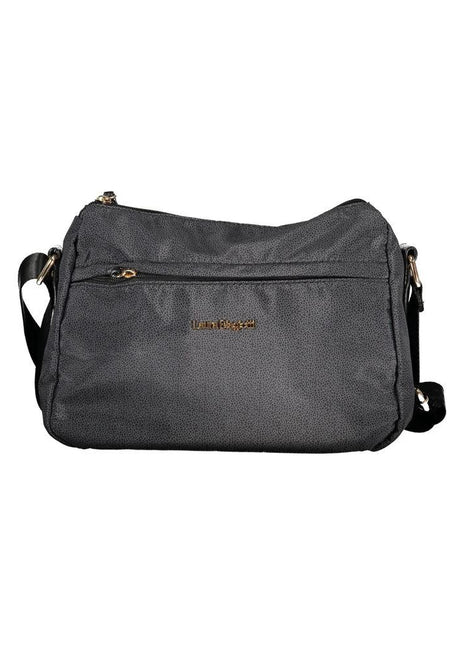 Laura Biagiotti Lorde Black Polyester Womens Crossbody Bag With Adjustable Strap