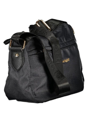 Laura Biagiotti Lorde Black Polyester Womens Crossbody Bag With Adjustable Strap