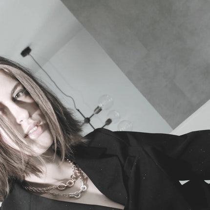 Tula IN:STORE Short 2 Tone Link Necklace Gold Plating